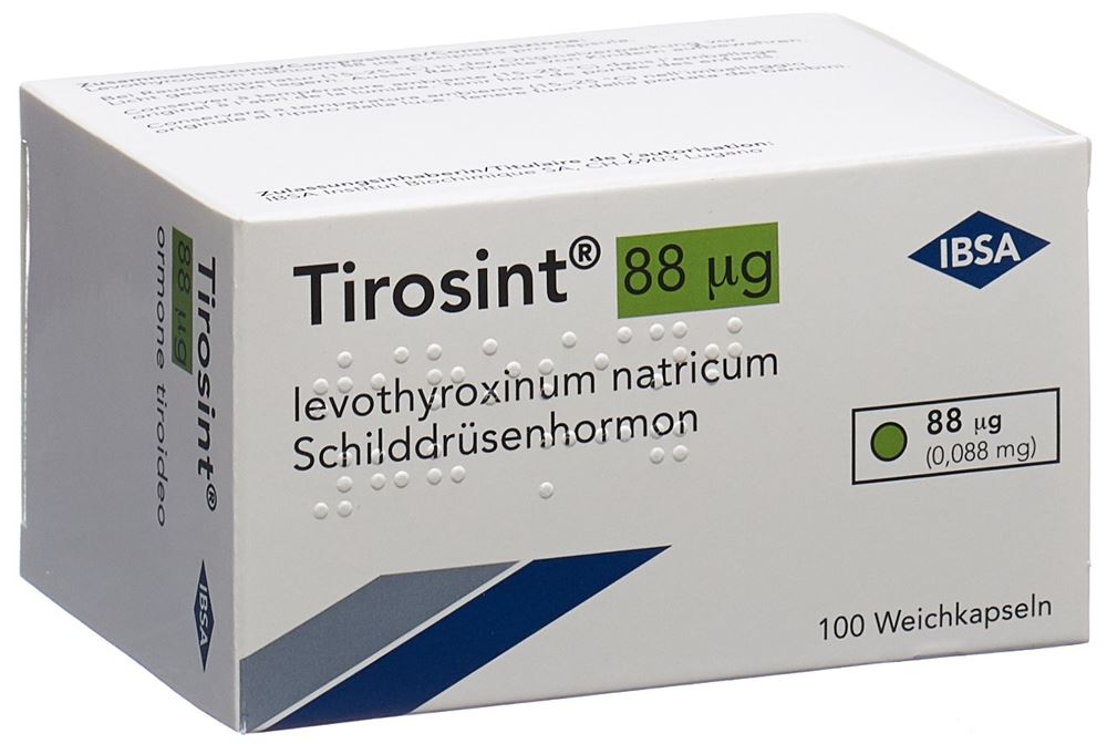 TIROSINT caps moll 88 mcg 100 pce