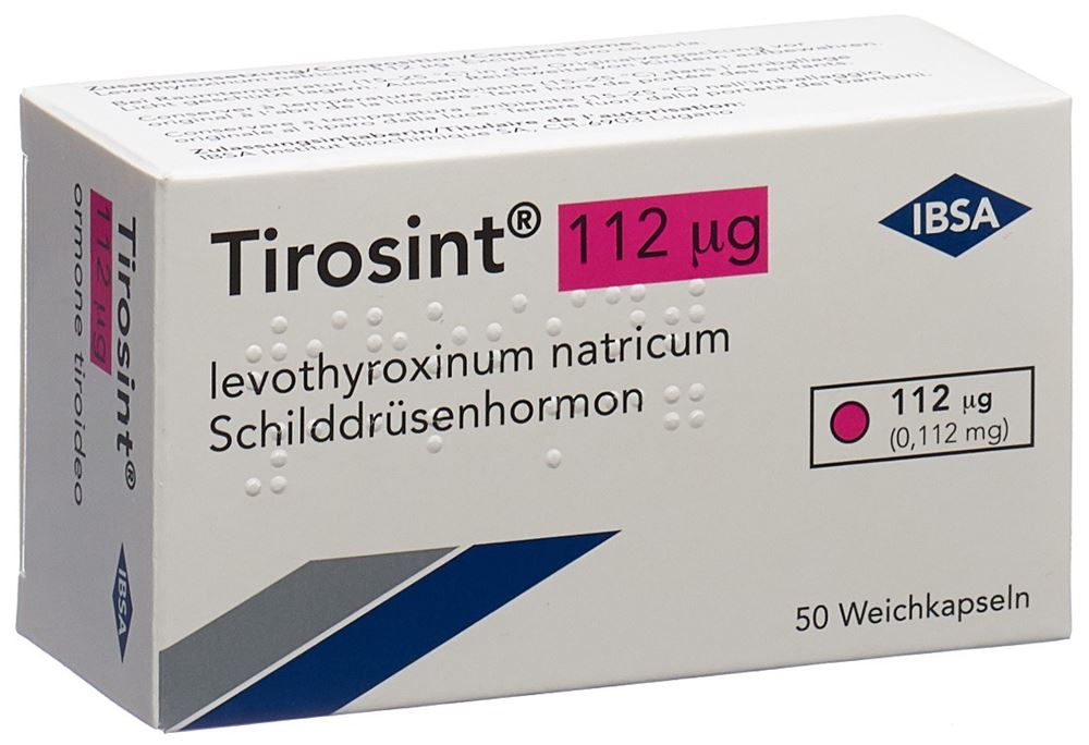 TIROSINT caps moll 112 mcg 50 pce