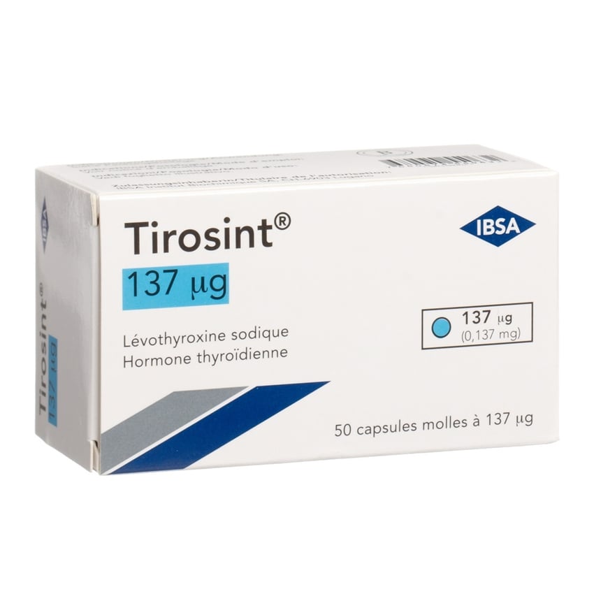 Tirosint 137 ug, capsula molle