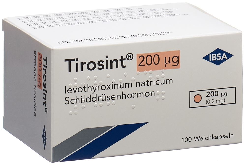 TIROSINT caps moll 200 mcg 100 pce
