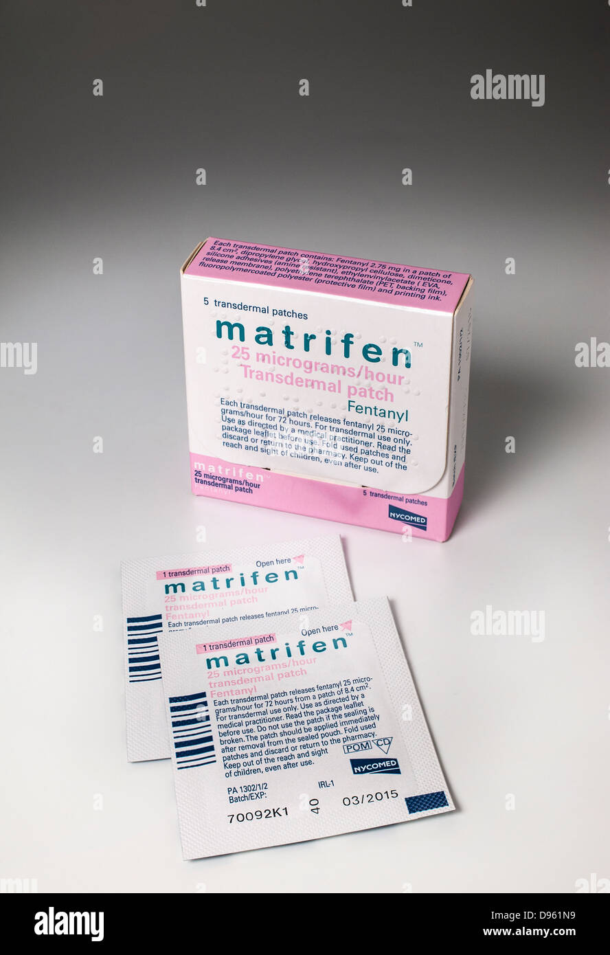 Matrifen 12 ug/h, Transdermales Pflaster