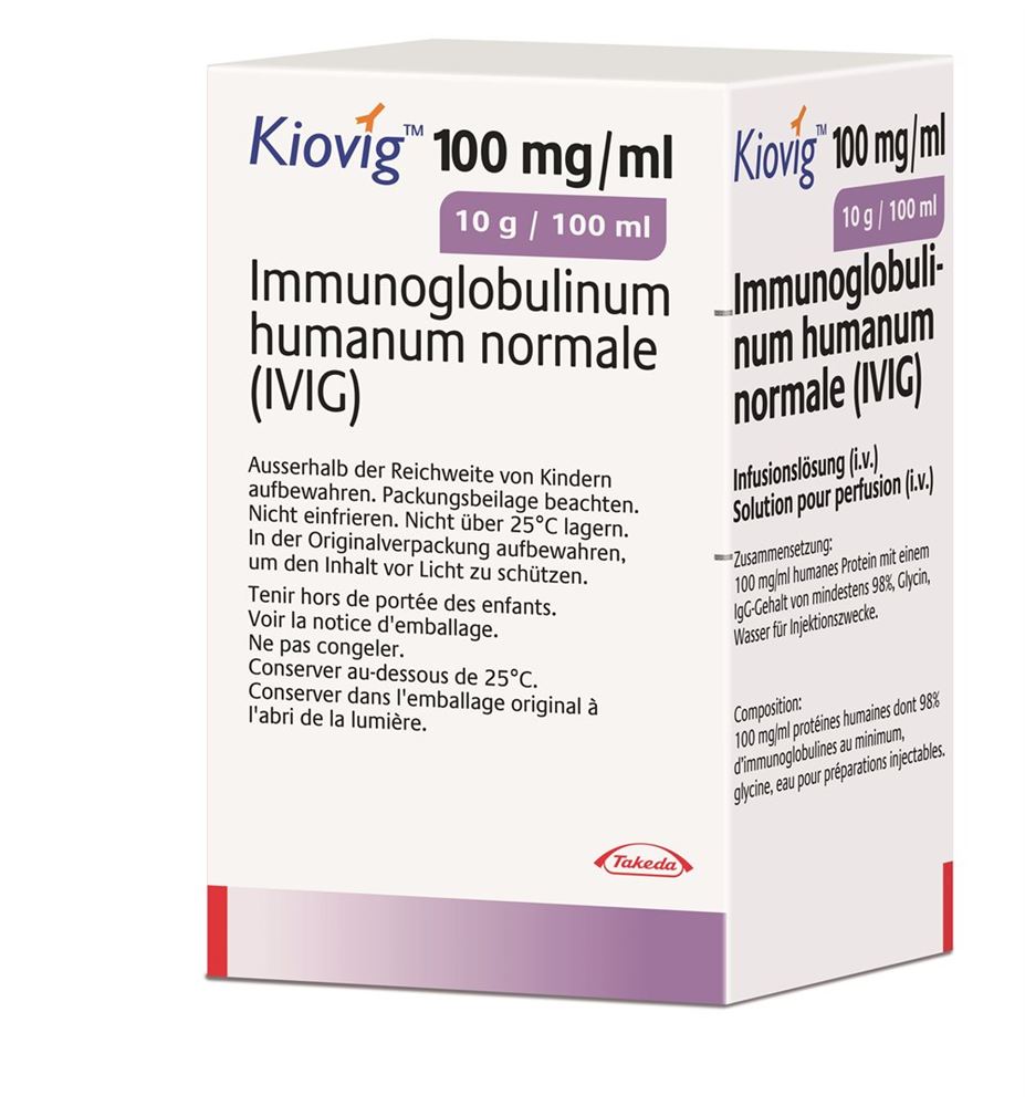 KIOVIG sol perf 10 g/100ml i.v. flac 100 ml