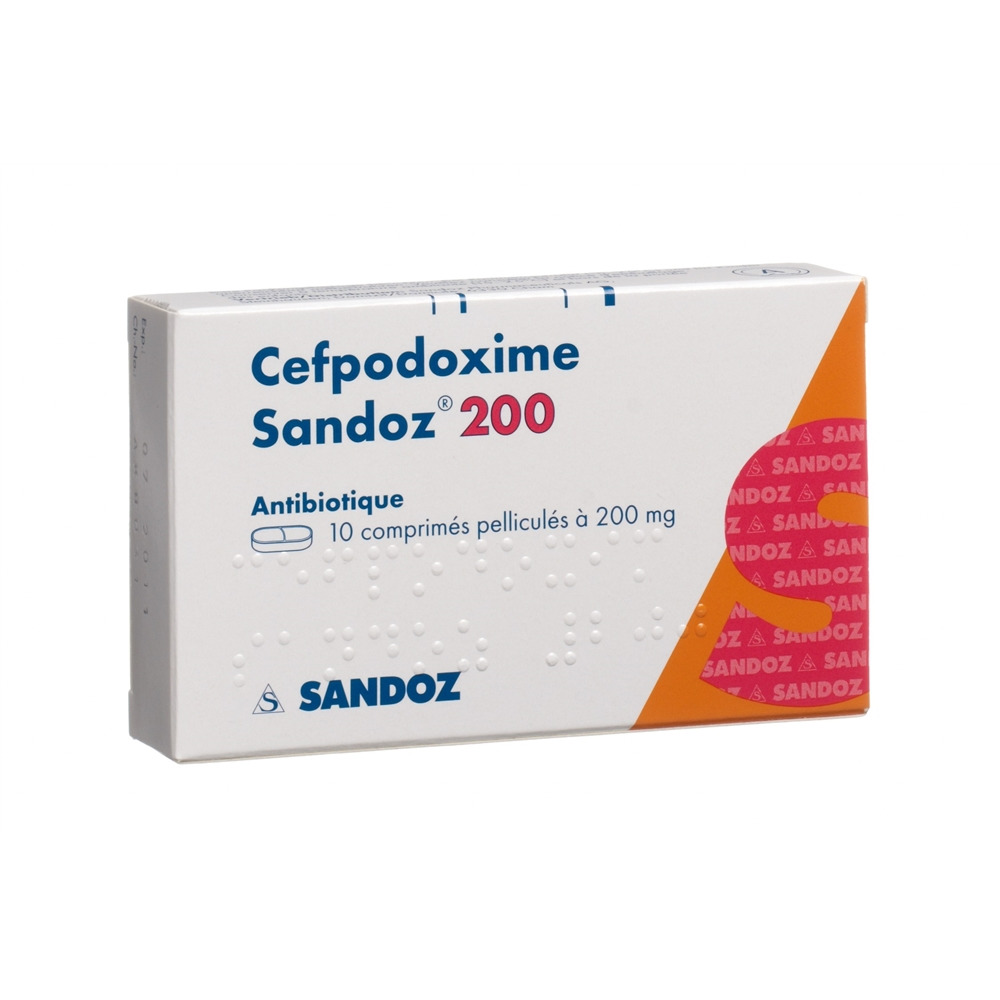 Cefpodoxim Sandoz 200, Filmtabletten