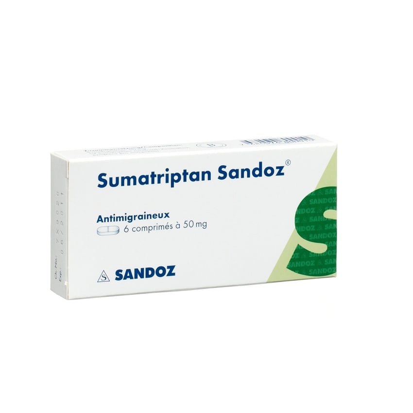 SUMATRIPTAN Sandoz cpr 50 mg 6 pce