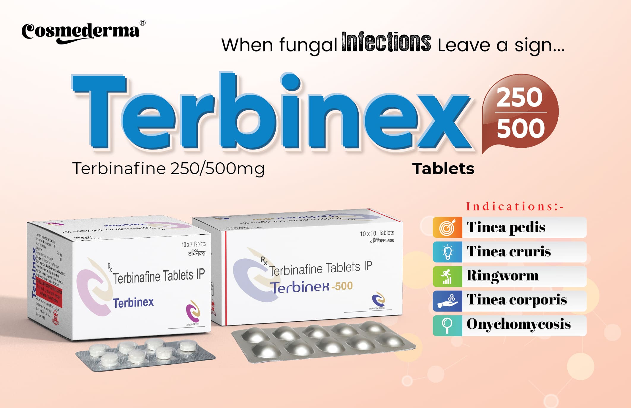 Terbinax 250 mg, Tabletten