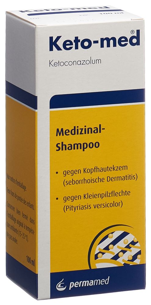 KETO-MED shampooing 20 mg/g fl 100 ml