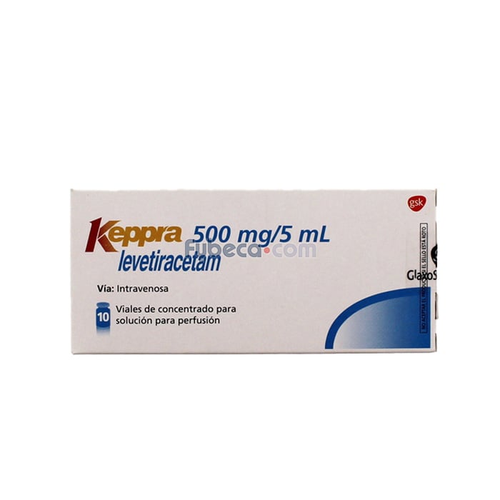 Keppra 500 mg/5 ml, solution à diluer pour perfusion