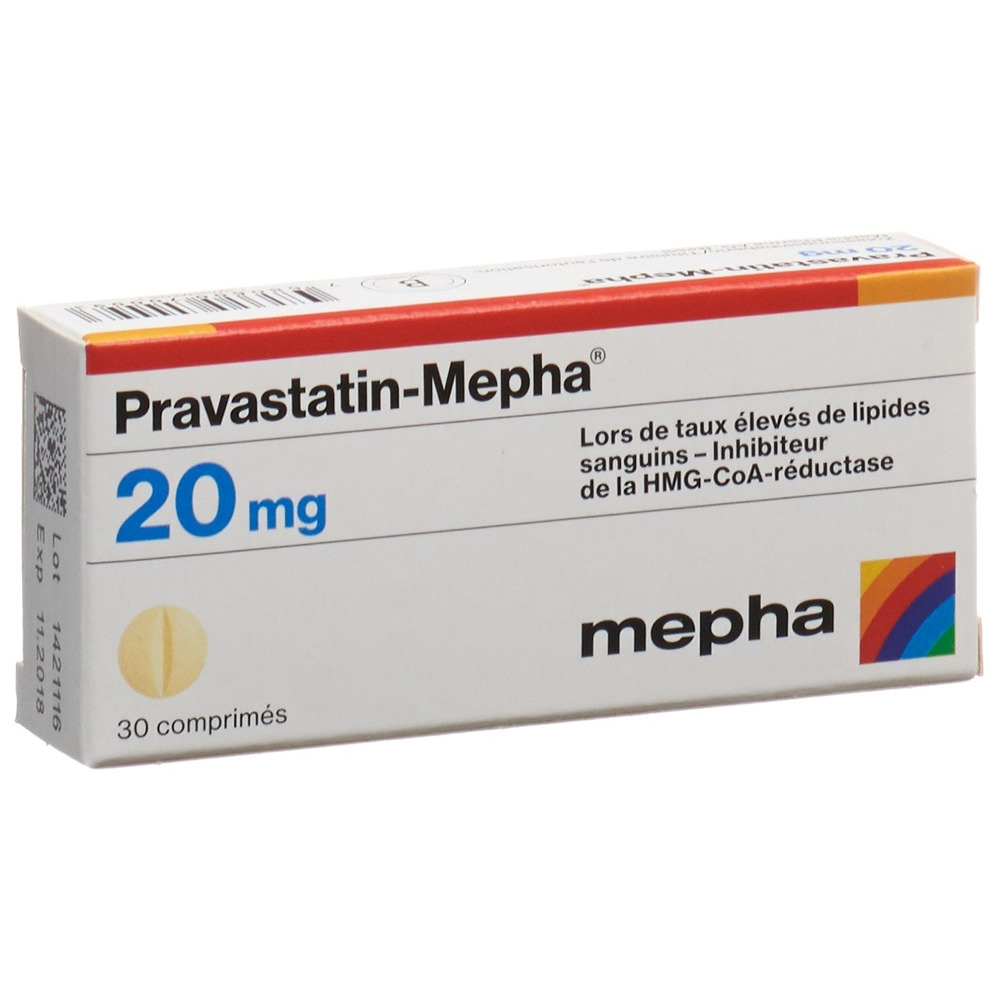 Pravastatin Zentiva 20, Tabletten