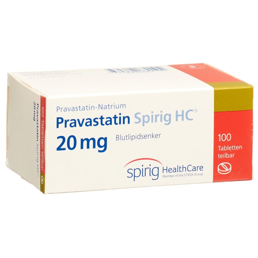 Pravastatin Zentiva 20, Tabletten