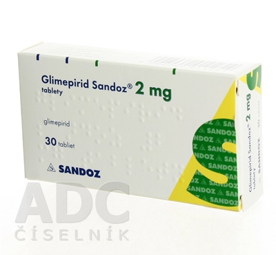 GLIMEPIRIDE Sandoz cpr 2 mg 120 pce