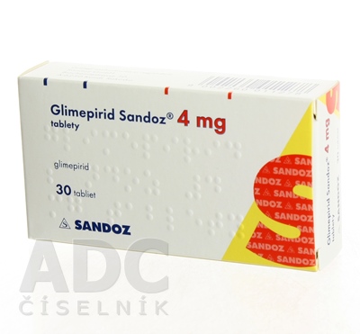 GLIMEPIRIDE Sandoz cpr 4 mg 30 pce