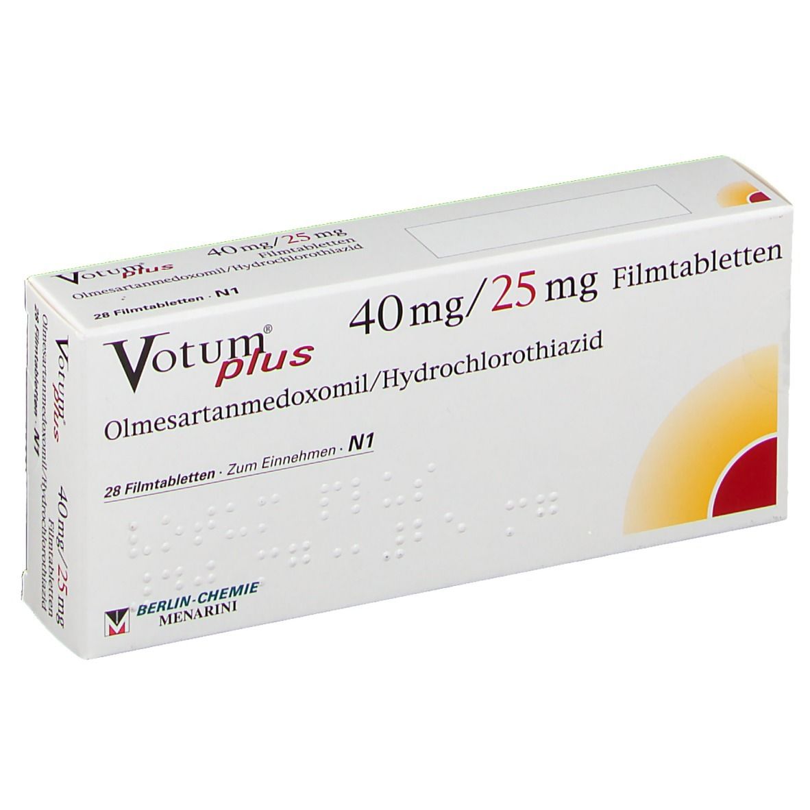 Votum plus 40/25, Filmtabletten