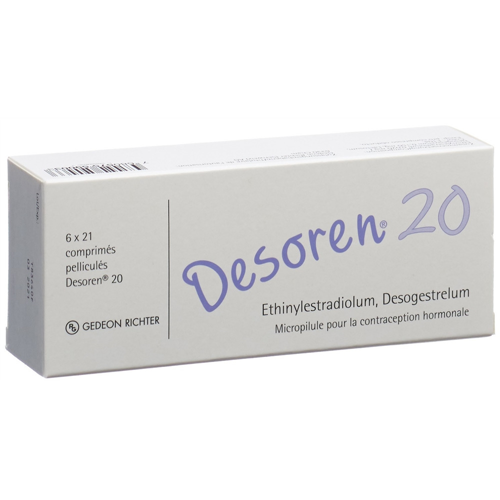 Desoren 20, Filmtabletten