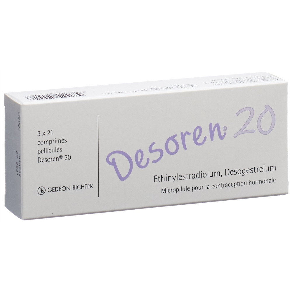 DESOREN 20 cpr pell 3 x 21 pce