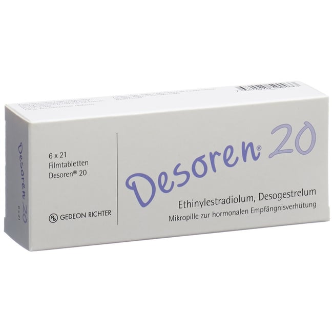 Desoren 20, Filmtabletten