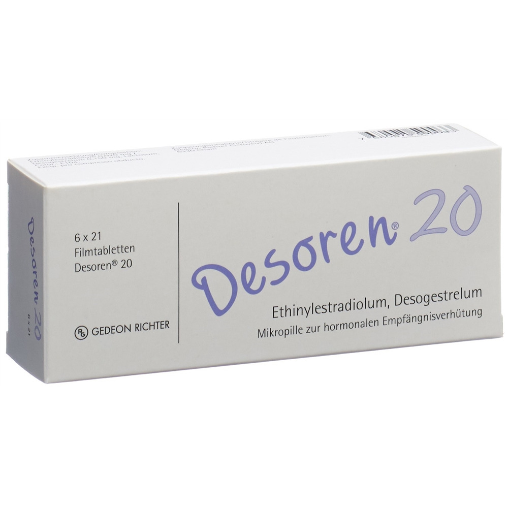 Desoren 20, Filmtabletten