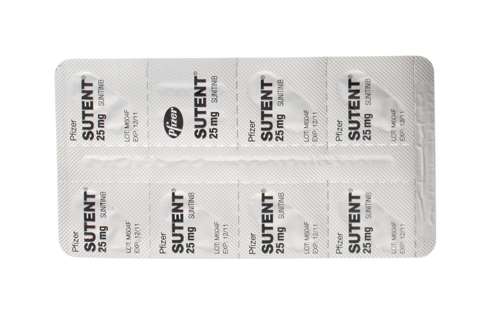 SUTENT caps 25 mg 28 pce
