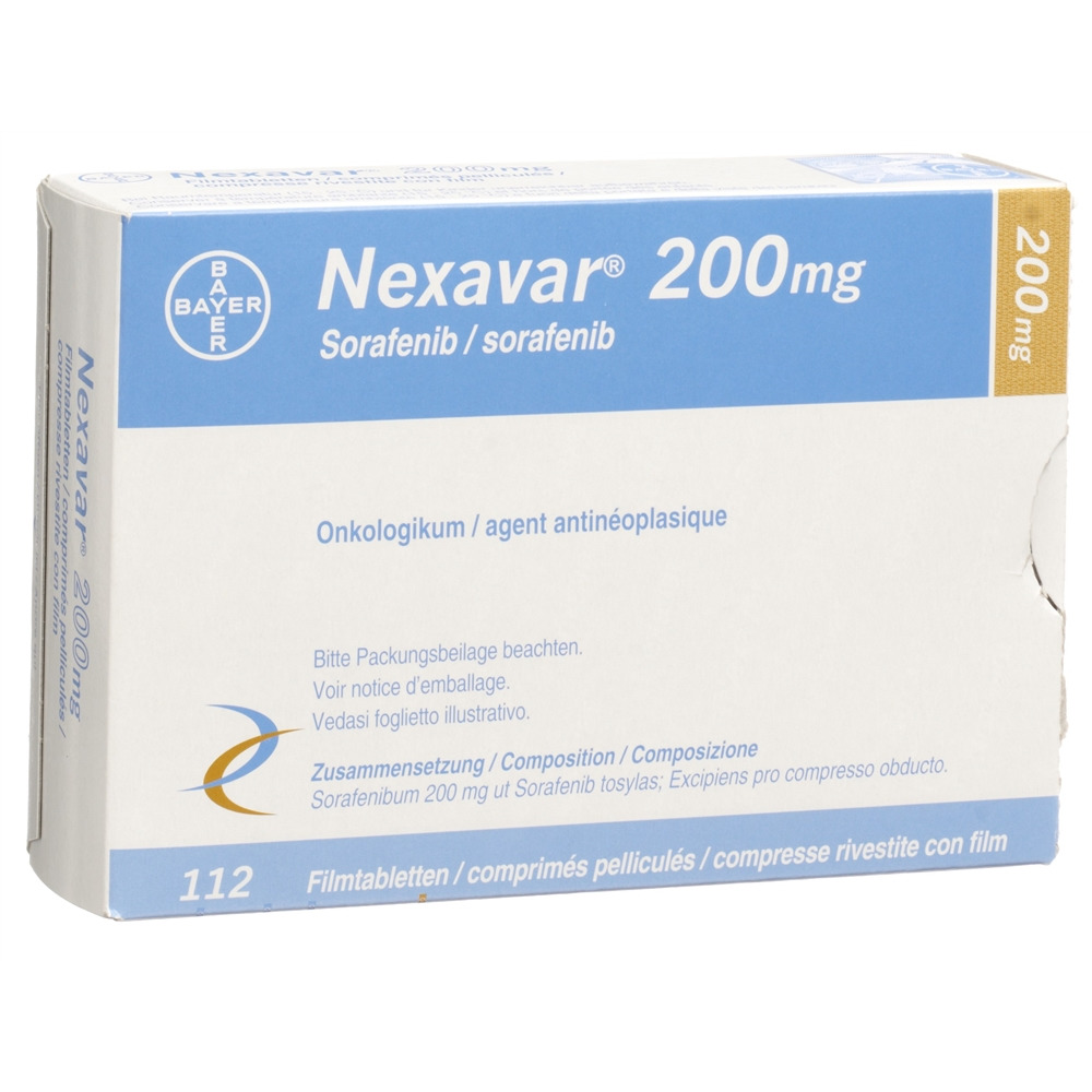 NEXAVAR cpr pell 200 mg 112 pce