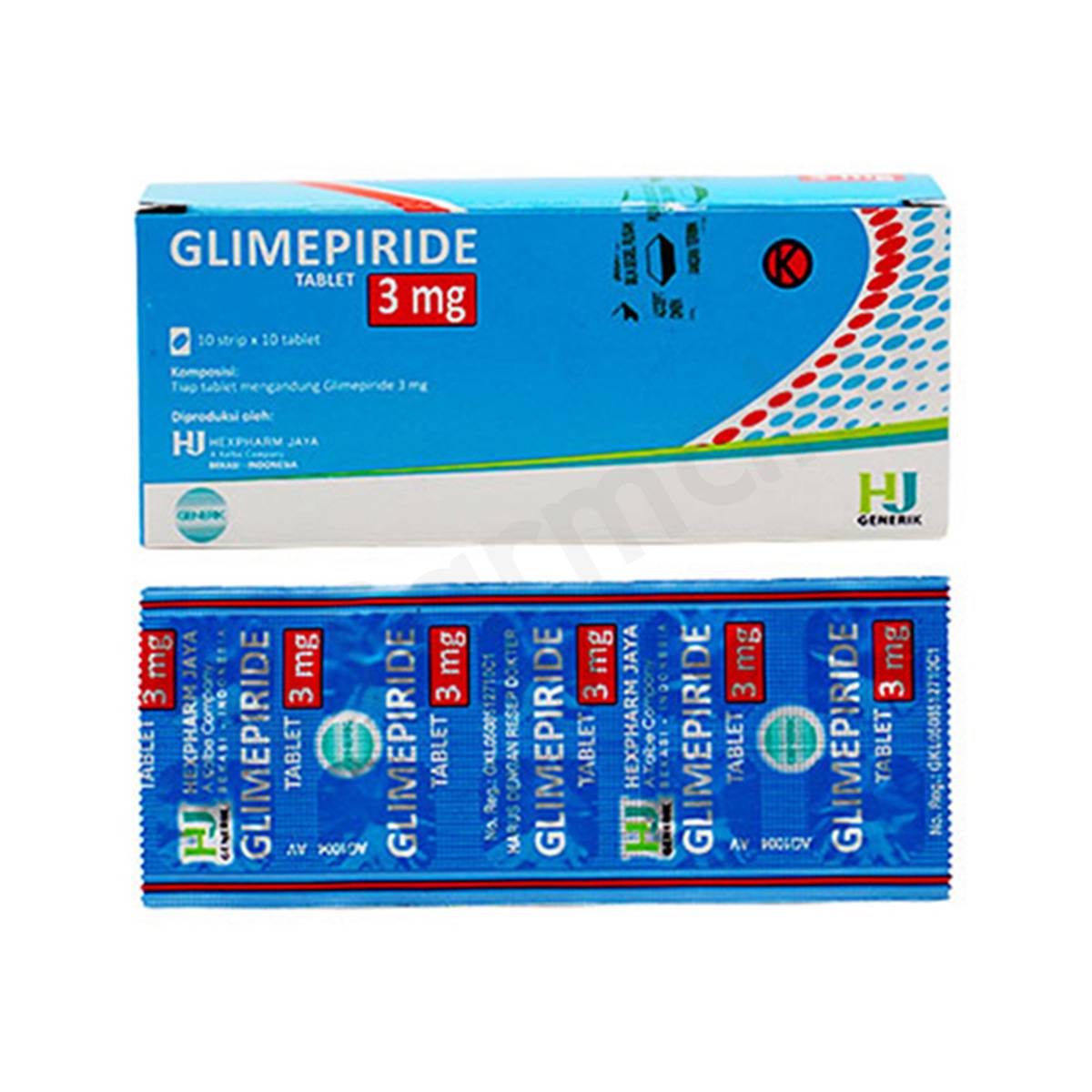 GLIMEPIRIDE Zentiva cpr 3 mg 120 pce