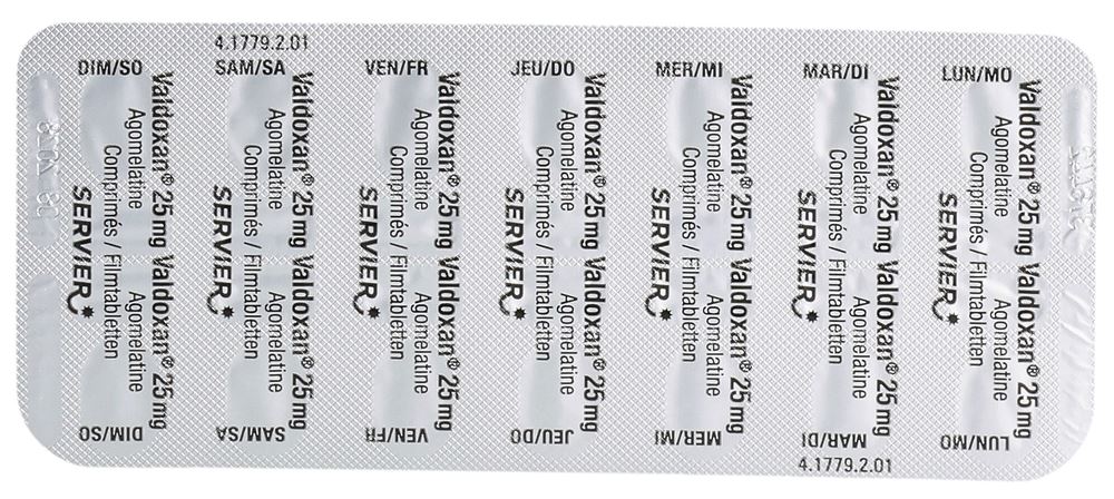 VALDOXAN cpr pell 25 mg 98 pce