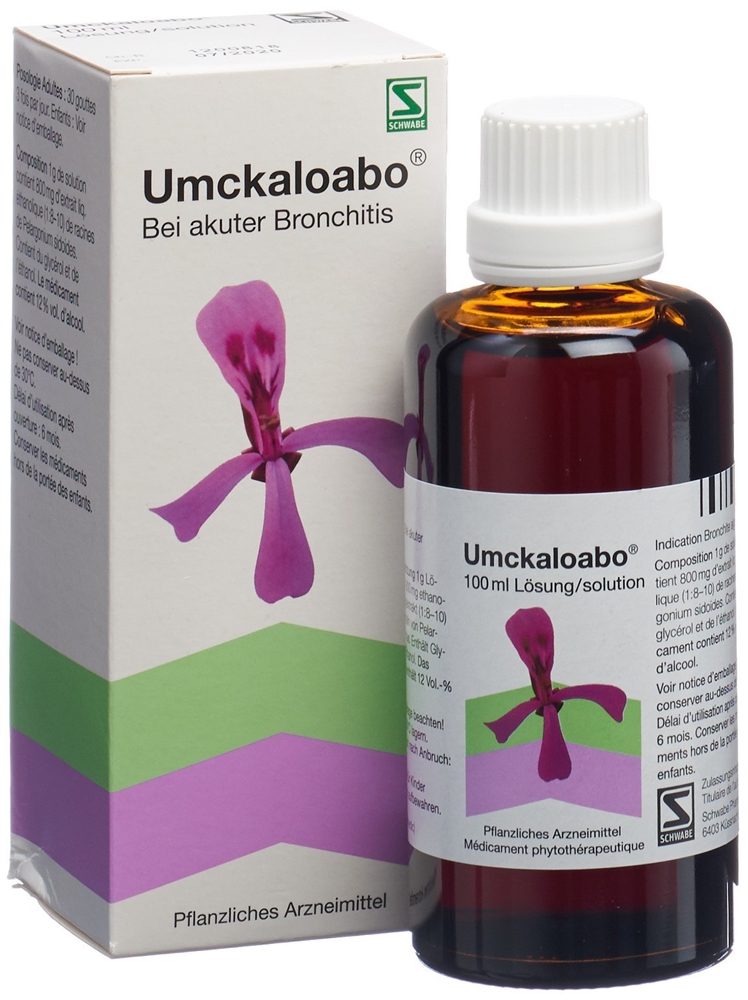 Umckaloabo, Tropfen zum Einnehmen
