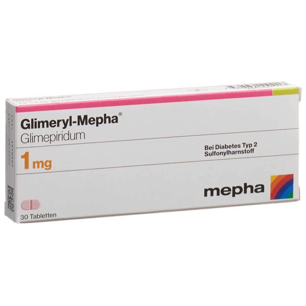 GLIMERYL Mepha cpr 1 mg 30 pce