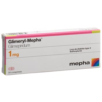 GLIMERYL Mepha cpr 1 mg 30 pce