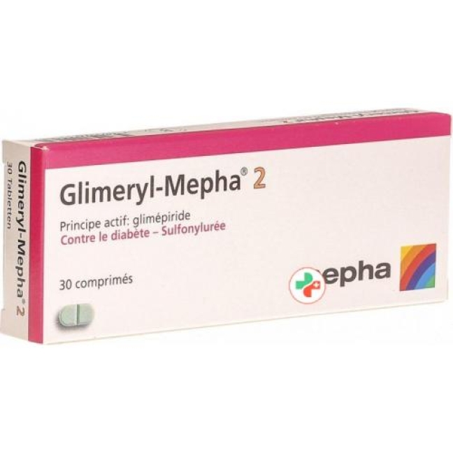 GLIMERYL Mepha cpr 2 mg 30 pce