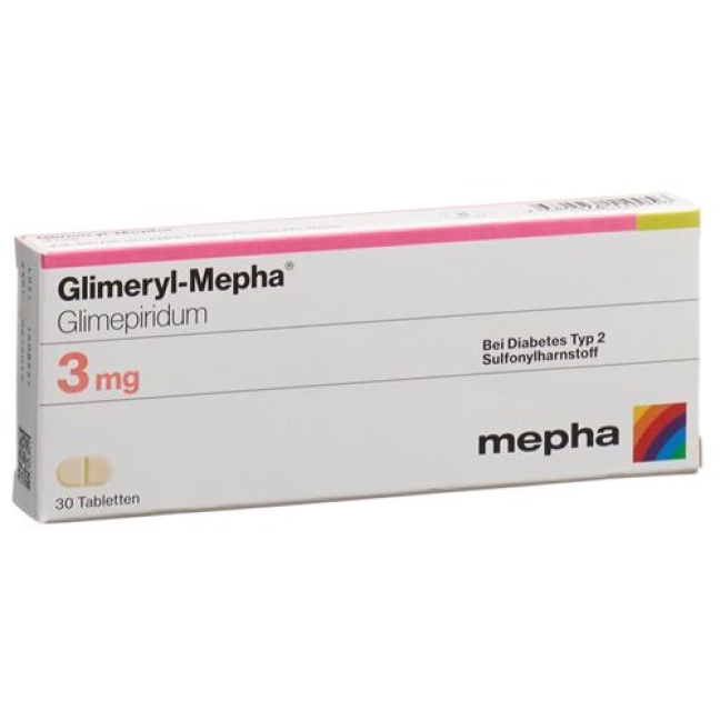 GLIMERYL Mepha cpr 3 mg 30 pce