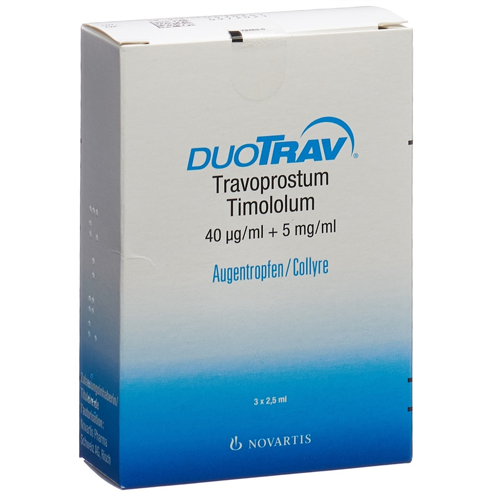 DUOTRAV gtt opht 3 fl 2.5 ml