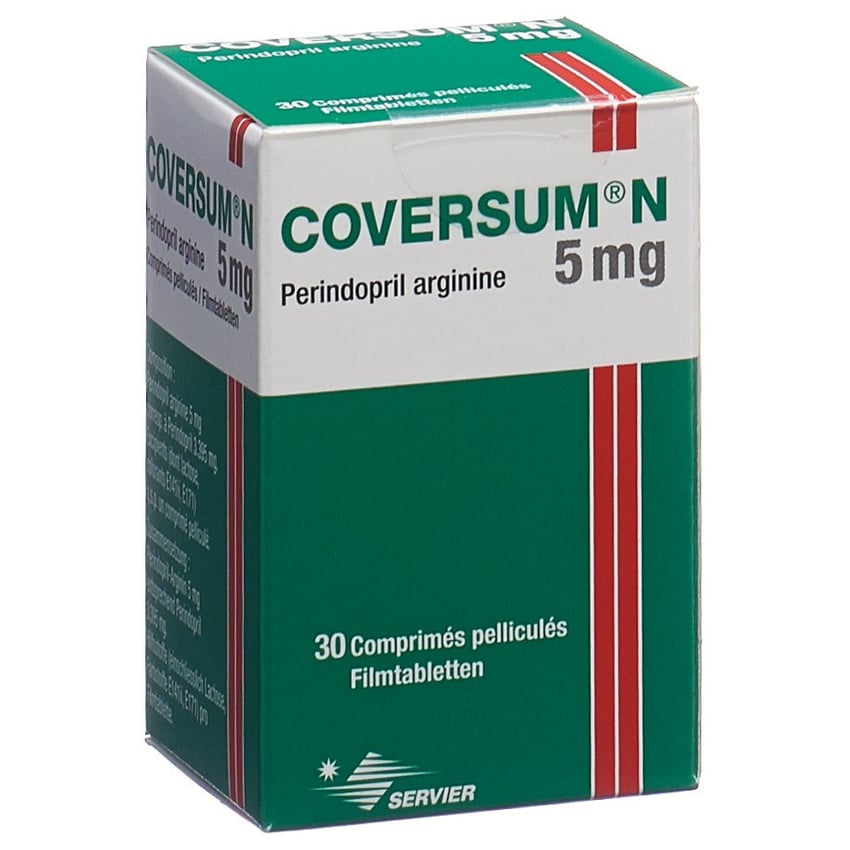 Coversum N 5 mg, comprimés pelliculés