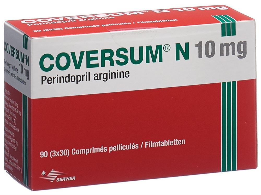 COVERSUM N cpr pell 10 mg bte 90 pce