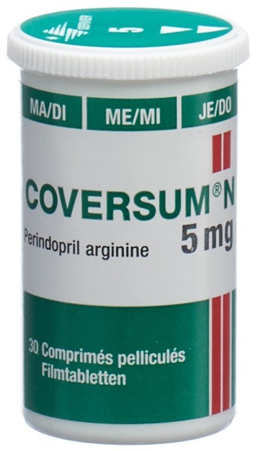 COVERSUM N cpr pell 5 mg bte 90 pce