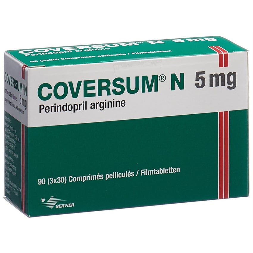 Coversum N 5 mg, comprimés pelliculés