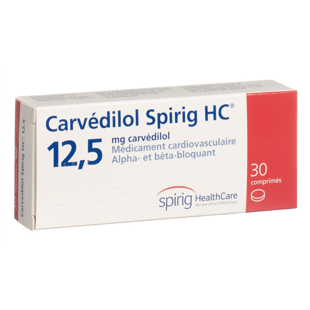 CARVEDILOL Spirig HC cpr 12.5 mg 30 pce