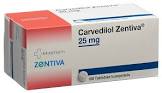 Carvedilol Spirig HC 12.5 mg, Tabletten