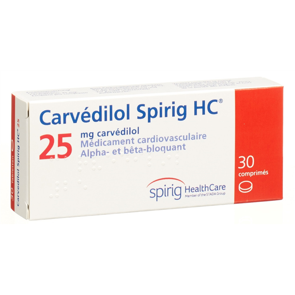 CARVEDILOL Spirig HC cpr 25 mg 30 pce