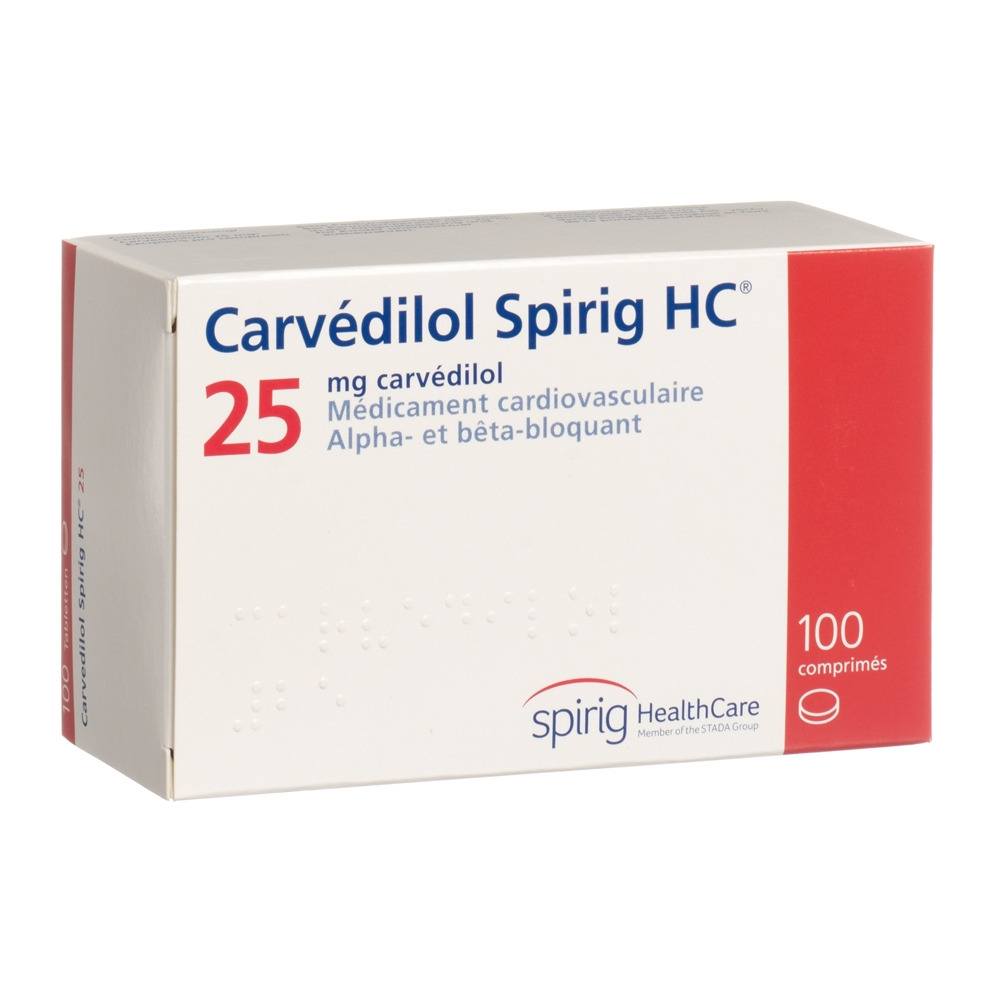 CARVEDILOL Spirig HC cpr 25 mg 100 pce