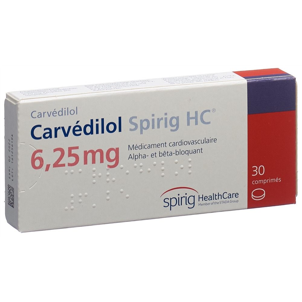 CARVEDILOL Spirig HC cpr 6.25 mg 30 pce