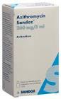 Azithromycin Sandoz, Pulver zur Herstellung einer Suspension zum Einnehmen