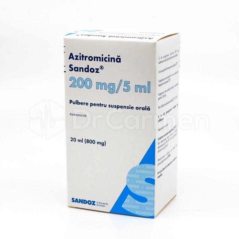Azithromycin Sandoz, Pulver zur Herstellung einer Suspension zum Einnehmen
