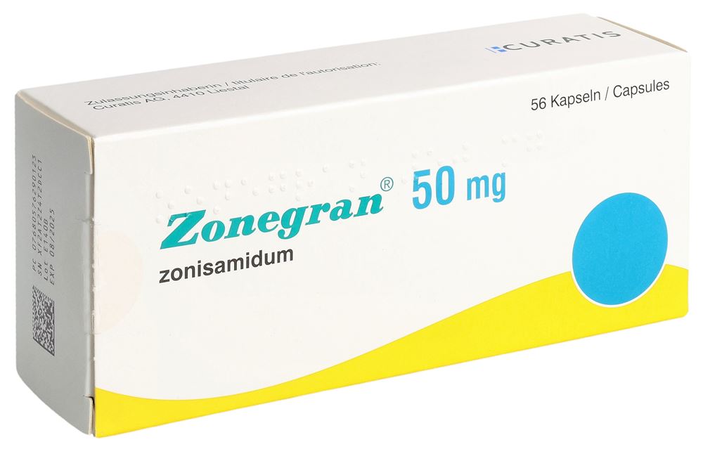 ZONEGRAN caps 50 mg 56 pce