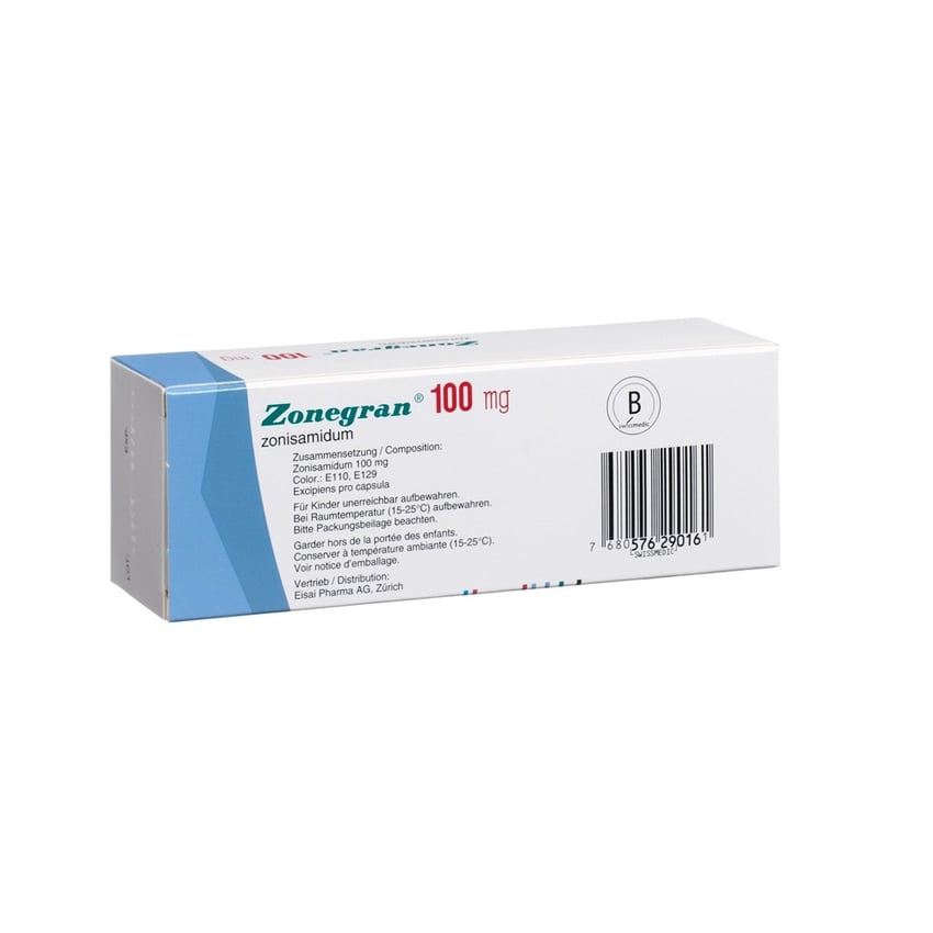 Zonegran 100 mg, Kapseln