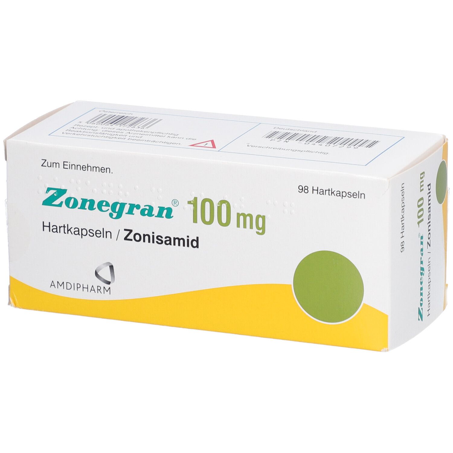 Zonegran 100 mg, Kapseln