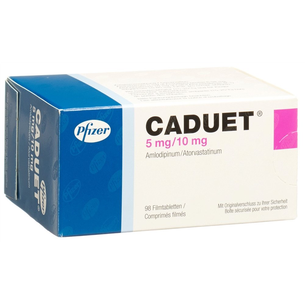 CADUET cpr pell 5mg/10mg 98 pce