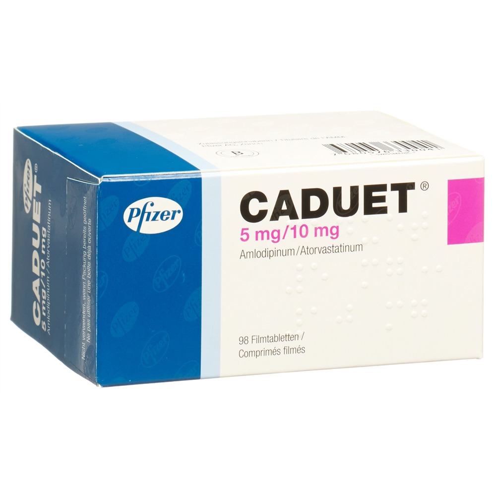 CADUET cpr pell 5mg/10mg 98 pce