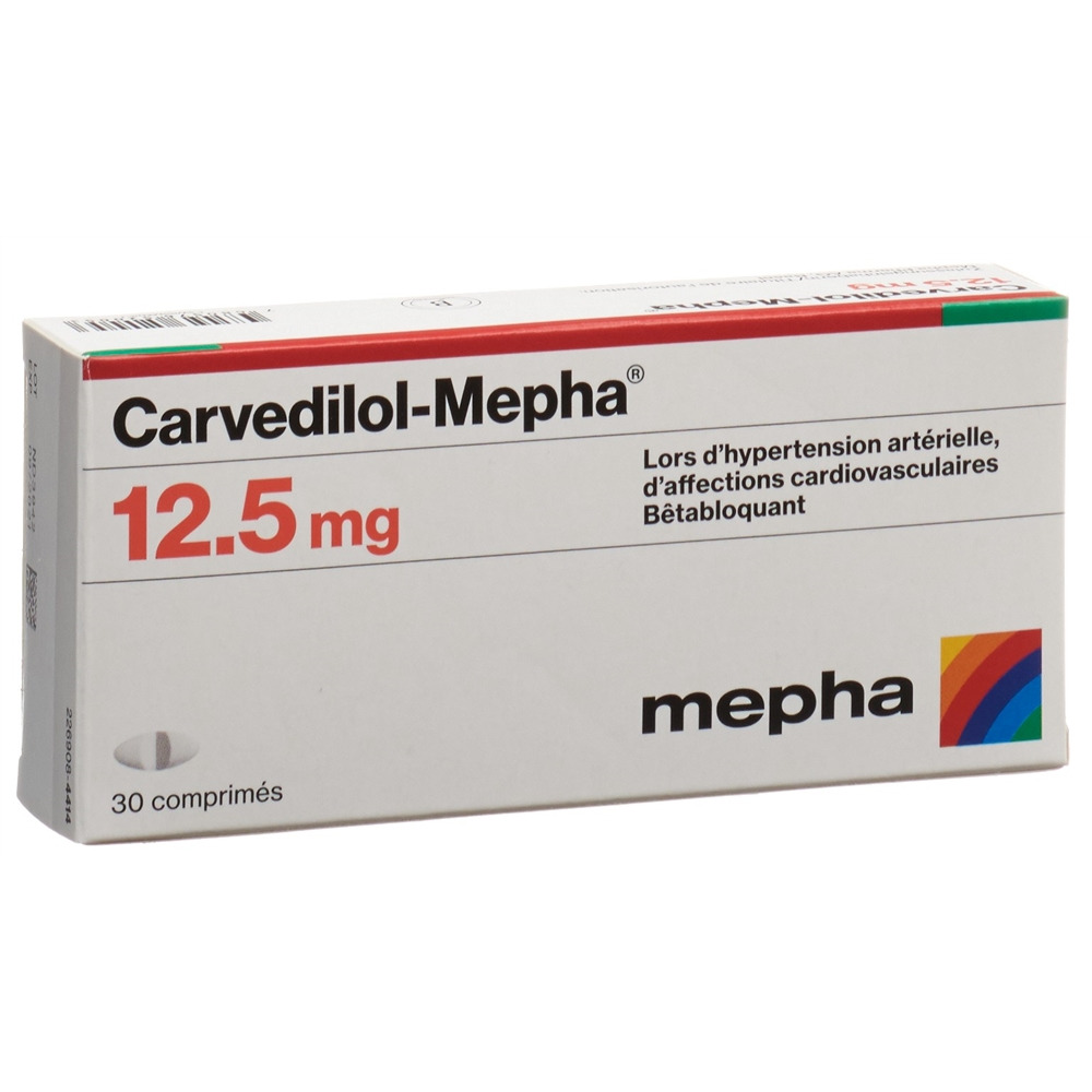 CARVEDILOL Mepha cpr 12.5 mg 30 pce