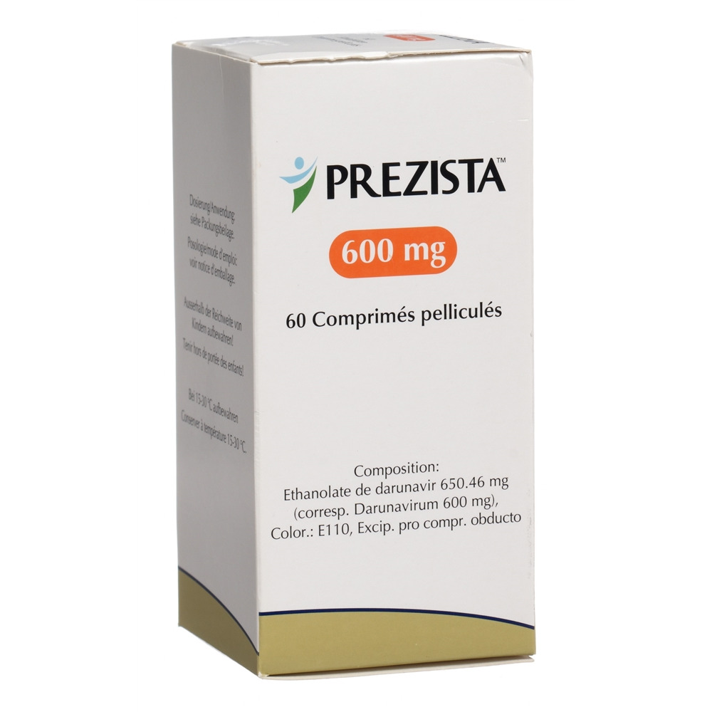 PREZISTA cpr pell 600 mg flac 60 pce