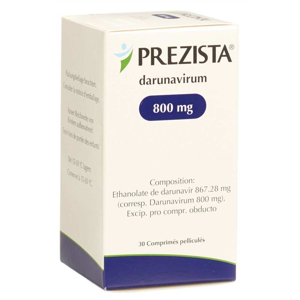 PREZISTA cpr pell 800 mg flac 30 pce