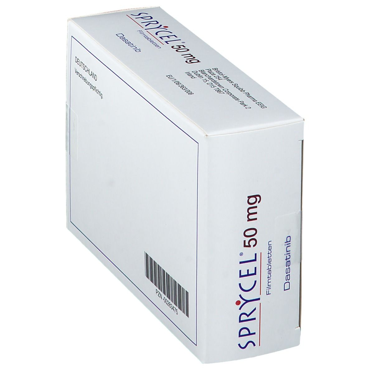 SPRYCEL cpr pell 50 mg bte 60 pce